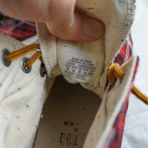 Chuck Taylor All Star Plaid Hi Top canvas - Picture 10 of 12